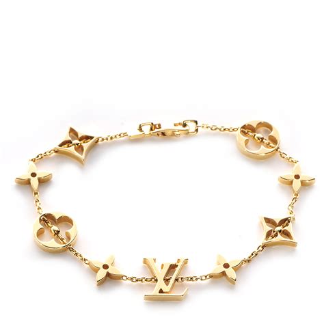 louis vuitton armband damen gold|louis vuitton diamond bracelet.